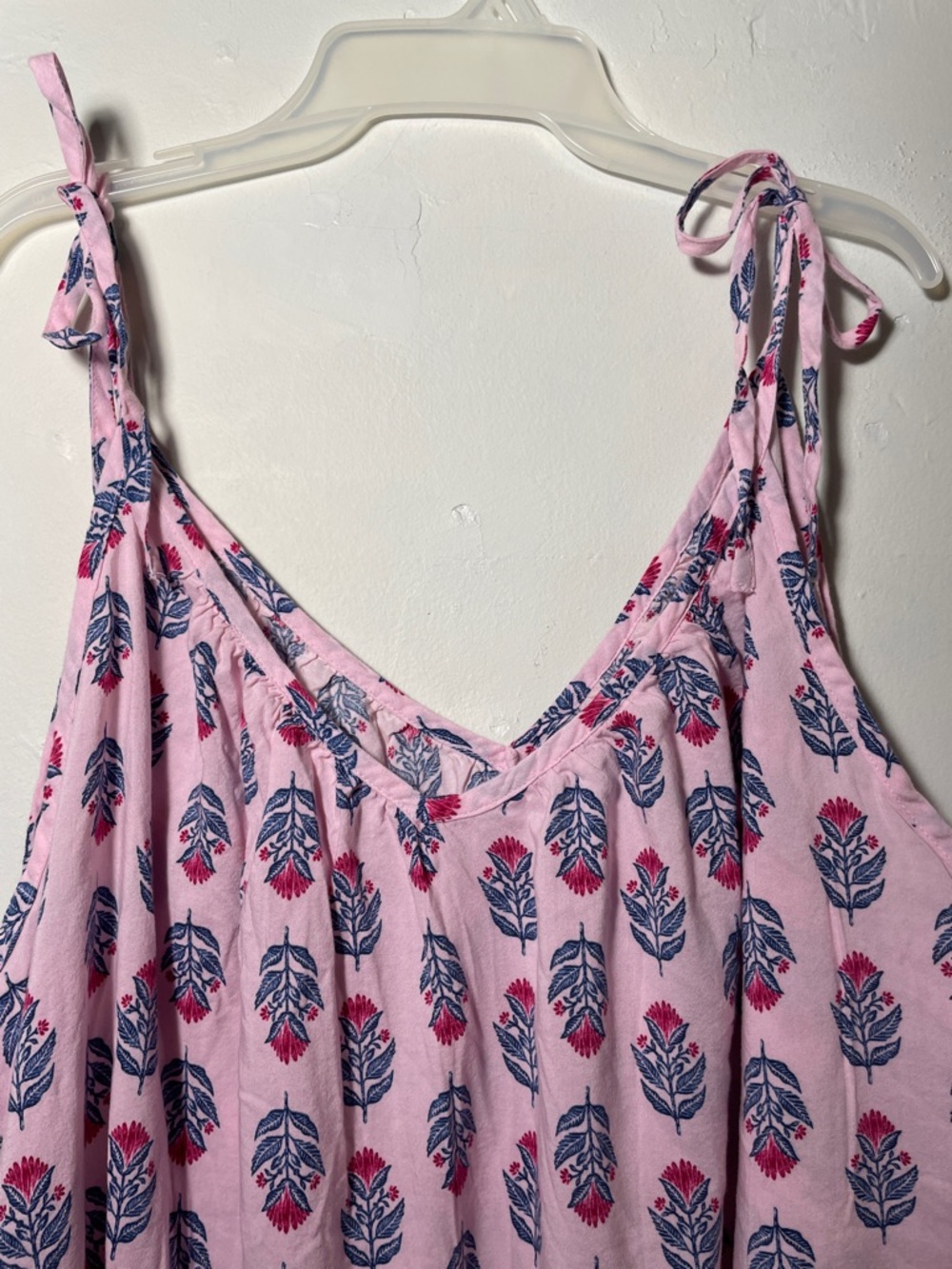 OLD Navy Sleeveless Tie-Shoulder Block Print Swing Mini Dress XXL - Picture 8 of 13